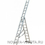фото WT 3x12 - 3-х секционная алюминиевая лестница-стремянка в аренду